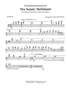The Saints' Hallelujah - Trombone (B.C.) 