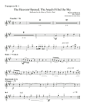 The Heavens Opened; The Angels Filled the Sky - Trumpet 1 in Bb