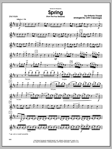 Spring (from The Four Seasons) - Violin 2 