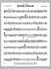 Gandy Dancer - 1st Eb Alto Saxophone 