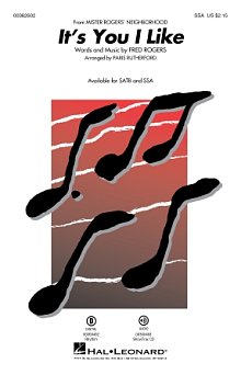 It's You I Like (from Mister Rogers' Neighborhood) (arr. Paris Rutherford) 
