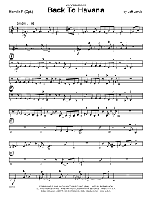 Back To Havana - Horn in F 