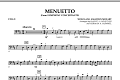 Menuetto (from Symphony Concertante) - Cello