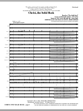 Christ, The Solid Rock - Full Score