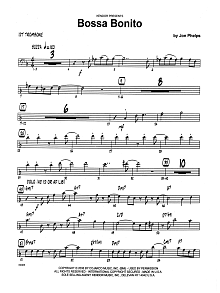 Bossa Bonito - 1st Trombone 