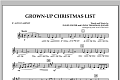 Grown Up Christmas List (with Optional Vocal Solo) - Eb Alto Clarinet