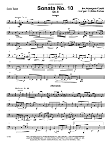 Sonata No. 10 (Op. 5) - Tuba 
