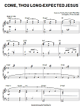Come, Thou Long-Expected Jesus [Jazz version] (arr. Phillip Keveren)