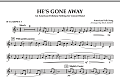 He's Gone Away (An American Folktune Setting for Concert Band) - Bb Clarinet 3