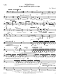 Night Pieces - Cello