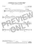 Chorale from Concord - Bb Clarinet 1