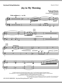 Joy In My Morning - Keyboard String Reduction 