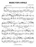 Music For A While [Jazz version] (arr. Brent Edstrom)