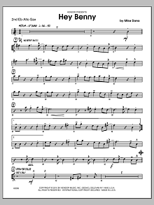 Hey Benny - 2nd Eb Alto Saxophone 