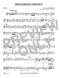 Boccherini Minuet - Violin 1