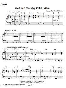 God And Country Celebration (Medley) - Violin 1 & 2 