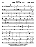 Lavender Sunset - Piano