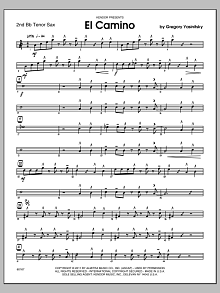 El Camino - 2nd Bb Tenor Saxophone 