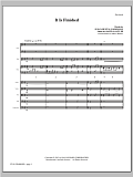 It Is Finished - Full Score