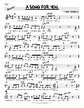A Song For You (High Voice)
