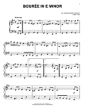 Bourree In E Minor