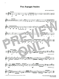 Two Arpeggio Studies from Graded Music for Tuned Percussion, Book I