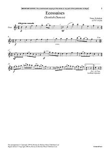 Ecossaises (Scottish Dances) 