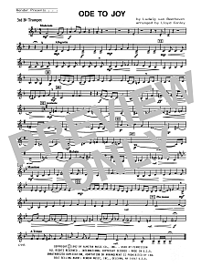 Ode To Joy - 3rd Bb Trumpet 