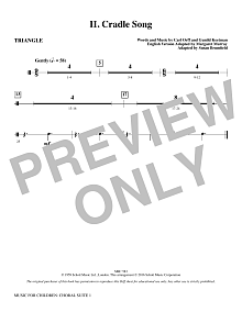 Music for Children (Choral Suite 1) - Triangle 