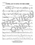 Come, Let Us Sing to the Lord - Trombone 1