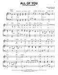 All Of You [Jazz version] (from Silk Stockings) (arr. Brent Edstrom)