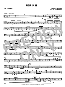 Fugue/Opus 68 - Bass Trombone 
