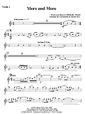 More And More - Violin 1