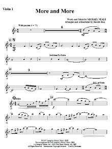 More And More - Violin 1 