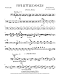 Five Little Dances (arr. Paul Longfield) - Cello