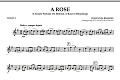 A Rose (Chorale Prelude on "Behold, a Rose Is Blooming") - Violin 1