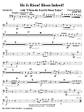 He Is Risen! Risen Indeed! - Trombone 2
