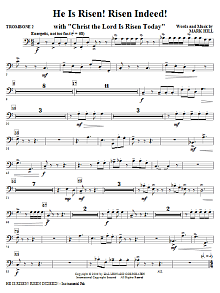 He Is Risen! Risen Indeed! - Trombone 2 