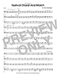 Festival Choral And March - Cello