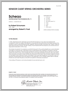 Scherzo (3rd Movement From Symphony No. 1) - Full Score 