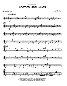 Bottom Line Blues - Eb Baritone Saxophone 