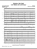Rejoice, Be Glad! (with Rejoice, The Lord Is King) - Full Score