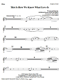 This Is How We Know What Love Is - Oboe