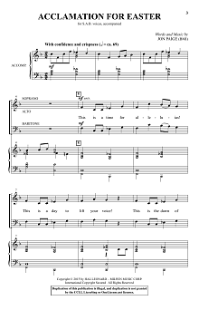 Acclamation For Easter 
