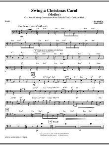 Swing A Christmas Carol (Medley) - Bass 