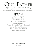 Our Father - A Journey Through The Lord's Prayer - Timpani
