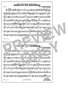 The March of the Resistance (from Star Wars: The Force Awakens) - F Horn 