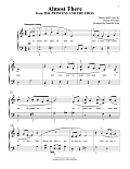 Almost There (from The Princess and the Frog) (arr. Jennifer Linn)