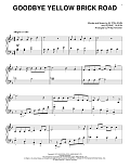 Goodbye Yellow Brick Road [Classical version] (arr. Phillip Keveren)
