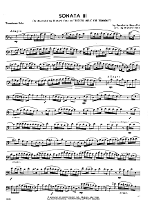 Sonata Iii - Trombone 